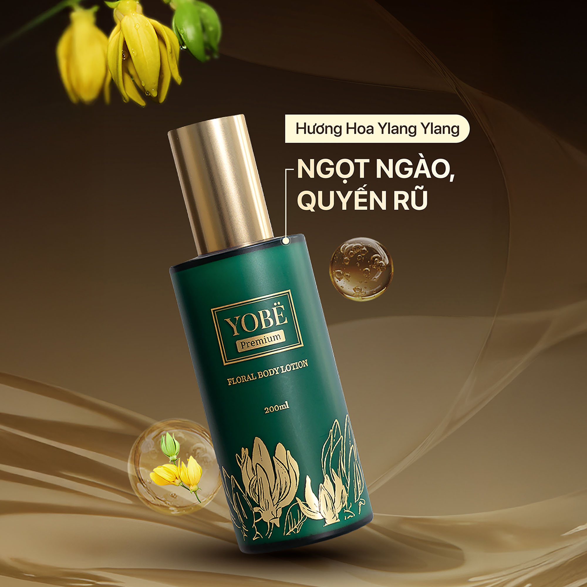Combo Lotion Dưỡng Thể Trắng Da Hương Hoa Pháp YOBE